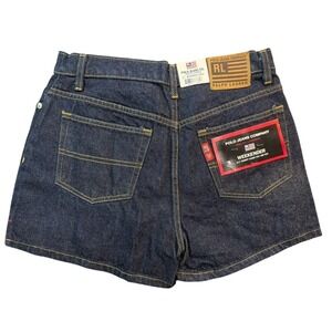 VTG Polo Jeans Co Ralph Lauren Weekender Denim Shorts Dark Wash Indigo Size 6